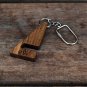 Wooden keychain, wood keychain, wooden charm, wooden pendant, wooden iPad keychain, wooden