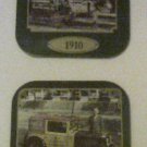 Coke Coca Cola Coasters set of 2 feauturing Vintage Advertisements Coke Coca Cola Coasters set of 2 feauturing Vintage Advertisements