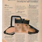 Lancome Paris foundation makeup full page printed ad Glamour March 1993 Lancome Paris foundation makeup full page printed ad Glamour March 1993