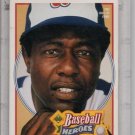 Hank Aaron 1991 Upperdeck Baseball Heroes Baseball Card Mint condition Hank Aaron 1991 Upperdeck Baseball Heroes Baseball Card Mint condition