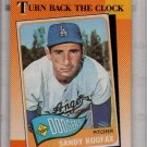 Sandy Koufax 1990 Topps Baseball Card Mint sealed in hard plastic shell case