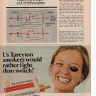 Tareyton Cigarettes Vintage Print Ad February 1975 Popular Science Tareyton Cigarettes Vintage Print Ad February 1975 Popular Science