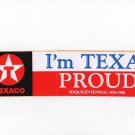 Texaco Bumper Sticker Texas Sesquicentennial 150 Years of Statehood 1986