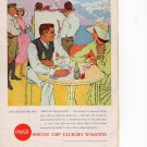 Coca Cola Coke Vintage Print Ad 1957 Sign of Good Taste Coca Cola Coke Vintage Print Ad 1957 Sign of Good Taste