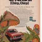 Plymouth Chrysler Cricket Vintage Print Ad April 1971 Popular Science Magazine