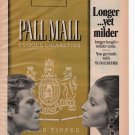 Pall Mall cigarettes Vintage Print Ad April 1971 Popular Science Magazine