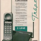 V Tech Cordless Phone vintage Magazine Print Ad September 1994