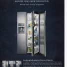 Samsung Refrigerator Magazine Print Ad November 2014 Samsung Refrigerator Magazine Print Ad November 2014