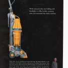 Dyson Vacuum Cleaner vintage Magazine Print Ad July 2004 Dyson Vacuum Cleaner vintage Magazine Print Ad July 2004