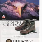 HH Brown vintage Magazine Print Ad January 1997