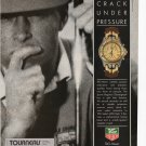 Tag Hueuer Watch vintage Magazine Print Ad May 1992
