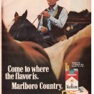 Marlboro Cigarettes Vintage Print Ad August 1971 Marlboro Cigarettes Vintage Print Ad August 1971