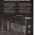 GE Radio vintage Magazine Print Ad December 1971 GE Radio vintage Magazine Print Ad December 1971