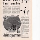 Southern California Vacation vintage Magazine Print Ad December 1932