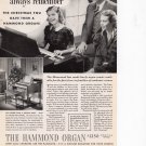 Hammond Organ vintage Magazaine Print Ad December 1938 Hammond Organ vintage Magazaine Print Ad December 1938