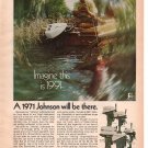 Johnson Boat Motors vintage Magazine Print Ad June 1971 Johnson Boat Motors vintage Magazine Print Ad June 1971