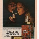 L & M Cigarettes vintage Magazine Print Ad June 1972 L & M Cigarettes vintage Magazine Print Ad June 1972