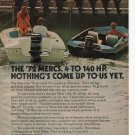 Mercury Boat Motors vintage Magazine Print Ad March 1972 Mercury Boat Motors vintage Magazine Print Ad March 1972