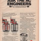 AC Oil Filter vintage Magazine Print Ad March 1972