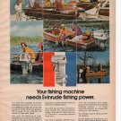 Evinrude Boat Motors vintage Magazine Print Ad May 1972 Evinrude Boat Motors vintage Magazine Print Ad May 1972