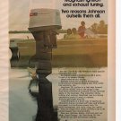 Johnson Boat Motors vintage Magazine Print Ad May 1972 Johnson Boat Motors vintage Magazine Print Ad May 1972