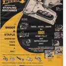Arrow Stapler vintage Magazine Print Ad May 1972