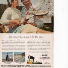 Moore McCormack Lines Cruises vintage Magazine Print Ad August 1957 Moore McCormack Lines Cruises vintage Magazine Print Ad August 1957