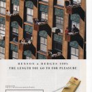 Benson & Hedges Cigarettes vintage Magazine Print Ad June 1994 Benson & Hedges Cigarettes vintage Magazine Print Ad June 1994