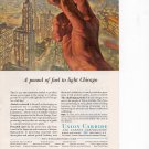 Union Carbide vintage Magazine Print Ad February 1957 Union Carbide vintage Magazine Print Ad February 1957