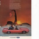 Ford Thunderbird vintage Magazine Print Ad January 1969 Ford Thunderbird vintage Magazine Print Ad January 1969