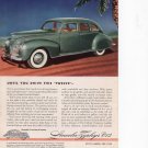 Lincoln Zephyr vintage Magazine Print Ad February 1939
