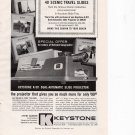 Keystone Slide Projector vintage Magazine Print Ad June 1959 Keystone Slide Projector vintage Magazine Print Ad June 1959