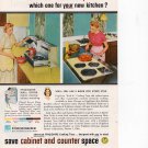 Frigidaire vintage Magazine Print Ad June 1959