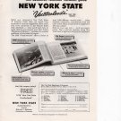 New York State Vacation Guide vintage Magazine Print Ad March 1958 New York State Vacation Guide vintage Magazine Print Ad March 1958