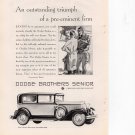 Dodge Senior vintage Magazine Print Ad September 1929 Dodge Senior vintage Magazine Print Ad September 1929