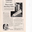 Pepsodent Toothpsate vintage Magazine Print Ad September 1929 Pepsodent Toothpsate vintage Magazine Print Ad September 1929