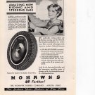 Mohawk Tires vintage Magazine Print Ad September 1929 Mohawk Tires vintage Magazine Print Ad September 1929