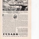 Cunard Line Cruises vintage Magazine Print Ad April 1930 Cunard Line Cruises vintage Magazine Print Ad April 1930