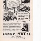Eveready Prestone Antifreeze vintage Magazine Print Ad October 1937 Eveready Prestone Antifreeze vintage Magazine Print Ad October 1937