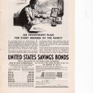 US Savings Bonds vintage Magazine Print Ad October 1937 US Savings Bonds vintage Magazine Print Ad October 1937