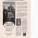 Philco Lazy X Radio vintage Magazine Print Ad May 1933 Philco Lazy X Radio vintage Magazine Print Ad May 1933