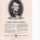 Lincoln National Life Insurance Compnay vintage Magazine Print Ad February 1941