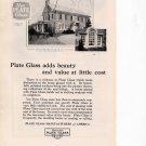 Plate Glass Manufacturers of America vintage Magazine Print Ad March 1924