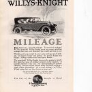 Willys Knight vintage Magazine Print Ad March 1924