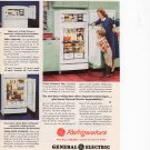 General Electric Refrigerator vintage Magazine Print Ad March 1948