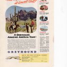 Greyhound Bus Lines vintage Magazine Print Ad June 1950 Greyhound Bus Lines vintage Magazine Print Ad June 1950