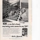 Bell & Howell Chicago 45 Movie Camera vintage Magazine Print Ad June 1950 Bell & Howell Chicago 45 Movie Camera vintage Magazine Print Ad June 1950