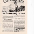 California vintage Magazine Print Ad February 1924