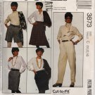 McCalls Sewing Pattern # 3873 Misses Skirts Pants and Shorts uncut