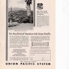 Union Pacific Railroad vintage Print Ad April 1931 Union Pacific Railroad vintage Print Ad April 1931